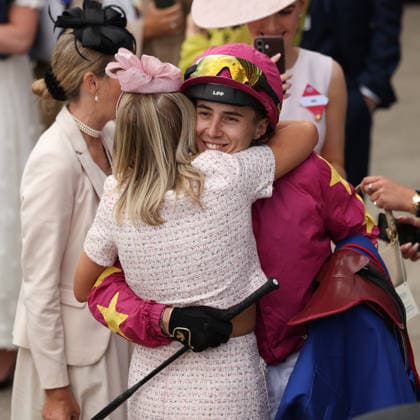 Thundering On (J. Dylan Browne McMonagle T. Joseph OÕBrien) wins The Betfred Oaks during The Oaks Meeting at Epsom Racecourse, Epsom, UK on 5 June 2026. Copyright: xKenxSparksx 45040061