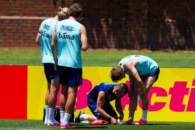 World Cup 2026 Greensboro, USA 20260605 Training with the Norwegian men s national football team at The University of North Carolina Greensboro UNCG Photo Fredrik Varfjell NTB Greensboro United States EDITORIAL USE ONLY RESTRICTED USE FOR BETTING COMPANIES  Copyright: xFredrikxVarfjellx xNTBx
