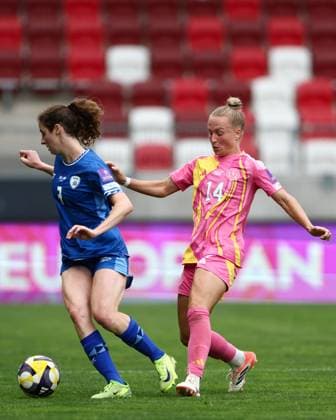 Rachel McLauchlan of Scotland Women Scotland Women v Israel Women, FIFA 2027 Women s World Cup Qualifying, Football, Bozsnik Arena, Budapest, Hungary - 05 Jun 2026Budapest Bozsnik Arena Hungary EDITORIAL USE ONLY No use with unauthorised audio, video, data, fixture lists, club league logos or live services. Online in-match use limited to 120 images, no video emulation. No use in betting, games or single club league player publications.  Copyright: xNikolaxKrstic Shutterstockx 16911189br