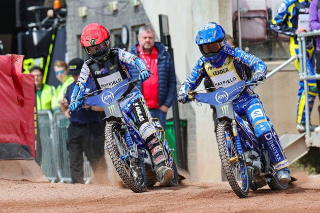 05.06.2026 MANCHESTER (ANGLIA), NATIONAL SPEEDWAY STADIUM, ZUZEL (SPEEDWAY), INDYWIDUALNE MISTRZOSTWA SWIATA (FIM SPEEDWAY World Championship, WM, Weltmeisterschaft GRAND PRIX 2026) - ATPI FIM SPEEDWAY GRAND PRIX OF GREAT BRITAIN - MANCHESTER ROUND NO.3 QUALIFYING PRACTICE NZ JACK HOLDER I BARTOSZ ZMARZLIK FOTO PAWEL WILCZYNSKI CYFRASPORT NEWSPIX.PL --- newspix.pl 