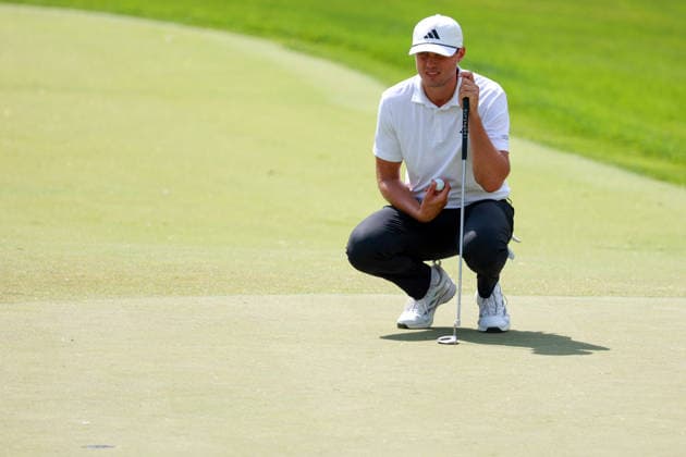 Memorial Tournament presented by Workday DUBLIN, OH - JUNE 05: Ludwig Aberg of Eslov, Sweden lines up his putt on the fourth green during the second round of the Memorial Tournament presented by Workday at Muirfield Village Golf Club on June 5, 2026 in Dublin, Ohio. Dublin Ohio United States  Copyright: xAmyxLemusx originalFilename:lemus-memorial260605_npeMc.jpg