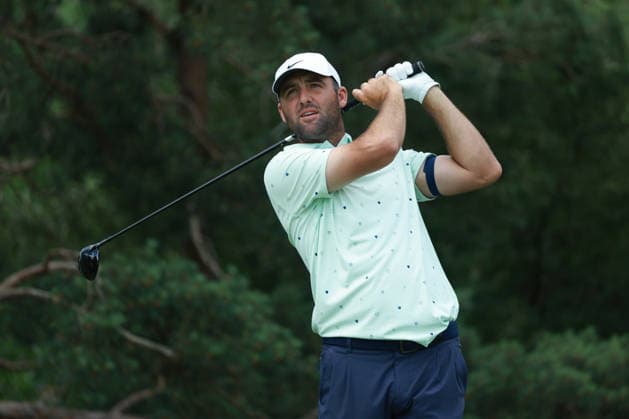 The Memorial Tournament DUBLIN, OHIO - JUNE 05: Scottie Scheffler plays his tee shot on the second hole during the second round of The Memorial Tournament presented by Workday at Muirfield Village Golf Club in Dublin, Ohio, USA on Friday, June 5, 2026. Dublin Ohio United States  Copyright: xJorgexLemusx originalFilename:lemus-thememor260605_npJ15.jpg