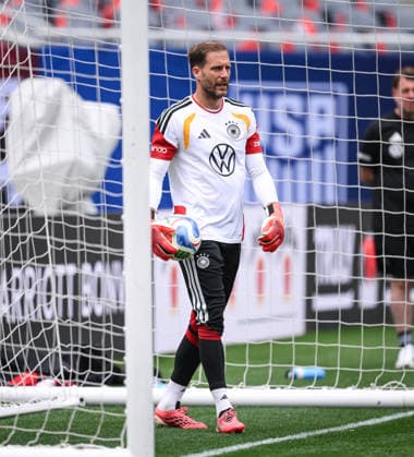Fussball WM 2026 Vorbereitung Deutschland im Chicago 05.06.2026 Abschlusstraining der deutschen Nationalmannschaft im Solider Field Stadion vor dem Testspiel gegen die USA: Torwart Oliver Baumann