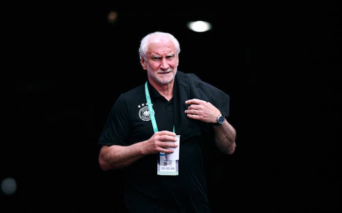 Fussball, Länderspiel, Herren, WM 2026, Training der deutschen Nationalmannschaft im Soldier Field, Chicago; Sportdirektor Rudi Völler (GER). Einzelbild, Portraits, Porträt.