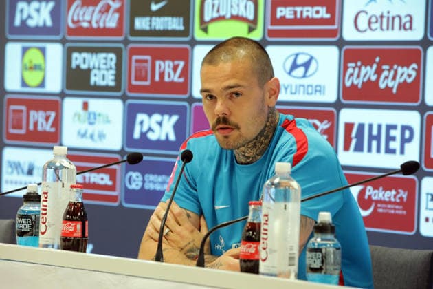Croatia national team, Nationalteam press conference, PK, Pressekonferenz in Rijeka, Croatia Dominik Kotarski speaks during Croatia national team press conference at HNK Rijeka Stadium in Rijeka, Croatia on June 05, 2026. as part of pre-world cup training camp and friendly match against Slovenia.  GoranxKovacic PIXSELL