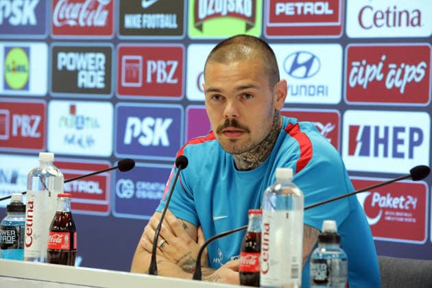 Croatia national team, Nationalteam press conference, PK, Pressekonferenz in Rijeka, Croatia Dominik Kotarski speaks during Croatia national team press conference at HNK Rijeka Stadium in Rijeka, Croatia on June 05, 2026. as part of pre-world cup training camp and friendly match against Slovenia.  GoranxKovacic PIXSELL