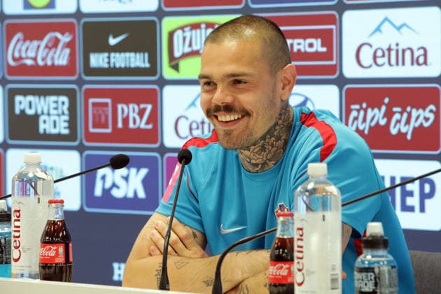 Croatia national team, Nationalteam press conference, PK, Pressekonferenz in Rijeka, Croatia Dominik Kotarski speaks during Croatia national team press conference at HNK Rijeka Stadium in Rijeka, Croatia on June 05, 2026. as part of pre-world cup training camp and friendly match against Slovenia.  GoranxKovacic PIXSELL