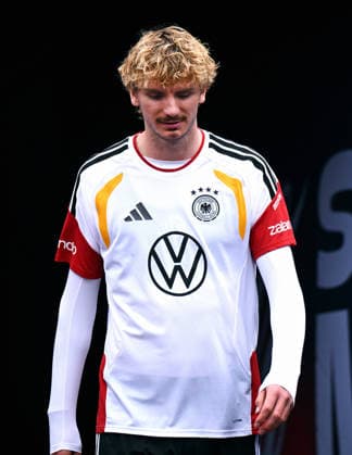 Fussball, Länderspiel, Herren, WM 2026, Training der deutschen Nationalmannschaft im Soldier Field, Chicago; Nick Woltemade (GER).