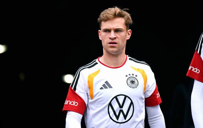 Fussball, Länderspiel, Herren, WM 2026, Training der deutschen Nationalmannschaft im Soldier Field, Chicago; Joshua Kimmich (GER).