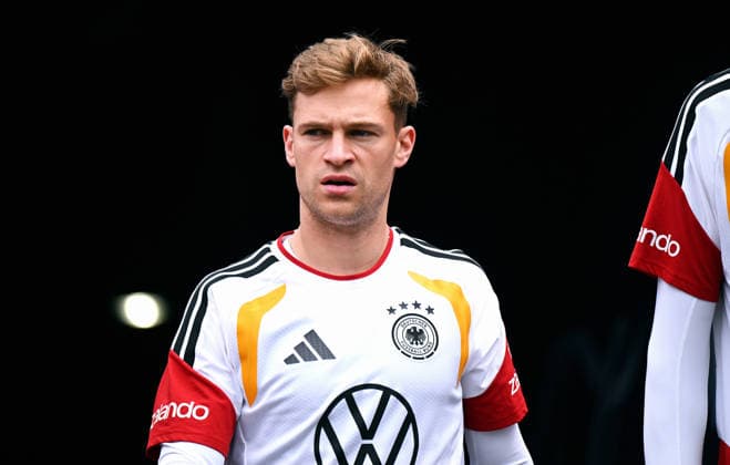 Fussball, Länderspiel, Herren, WM 2026, Training der deutschen Nationalmannschaft im Soldier Field, Chicago; Joshua Kimmich (GER).