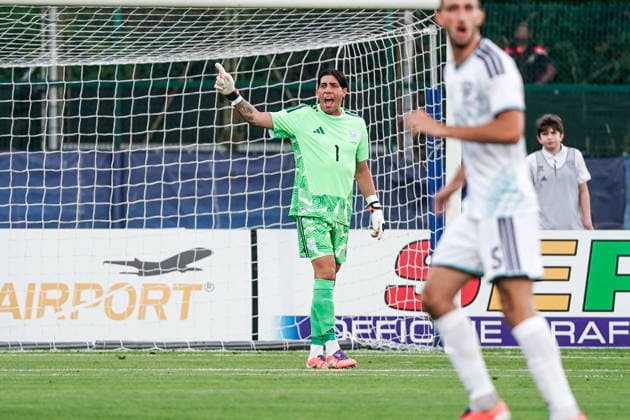 San Marino: International Friendly, Länderspiel, Nationalmannschaft 2025 2026 - 05.06.2026 - San Marino vs. Bangladesch - San Marino Stadium (Serravalle, San Marino); Edoardo Colombo (San Marino) Copyright: xLUKAxKOLANOVICx