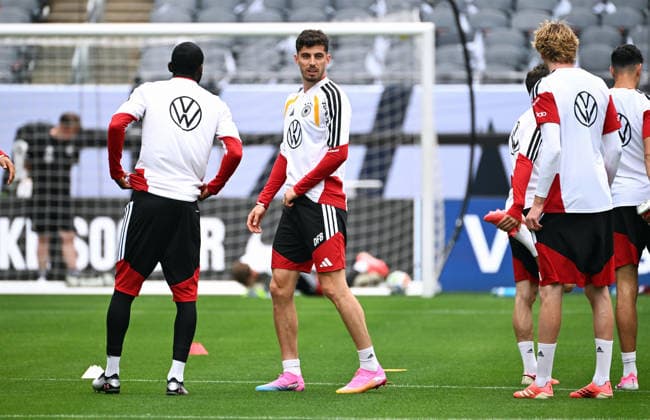Fussball, Länderspiel, Herren, WM 2026, Training der deutschen Nationalmannschaft im Soldier Field, Chicago; Kai Havertz (GER).