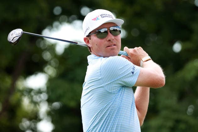 Memorial Tournament presented by Workday DUBLIN, OH - JUNE 05: Ben Griffin of Chapel HIll, North Carolina hits from the fifth tee during the second round of the Memorial Tournament presented by Workday at Muirfield Village Golf Club on June 5, 2026 in Dublin, Ohio. Dublin Ohio United States  Copyright: xAmyxLemusx originalFilename:lemus-memorial260605_npL2p.jpg