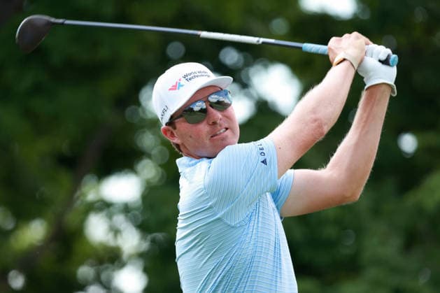 Memorial Tournament presented by Workday DUBLIN, OH - JUNE 05: Ben Griffin of Chapel HIll, North Carolina hits from the fifth tee during the second round of the Memorial Tournament presented by Workday at Muirfield Village Golf Club on June 5, 2026 in Dublin, Ohio. Dublin Ohio United States  Copyright: xAmyxLemusx originalFilename:lemus-memorial260605_npOqS.jpg