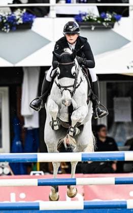 Balve Optimum am Freitag, 5. Juni 2026 ** NUR FÜR REDAKTIONELLE ZWECKE ** EDITORIAL USE ONLY **<p>Carola Wegener auf Chavanna PS beim Preis der Merkur Spielbanken CSI2* Internationale Springprüfung am Freitag, 5. Juni 2026 beim Balve Optimum in Balve. . Copyright: SvenjaxHanusch