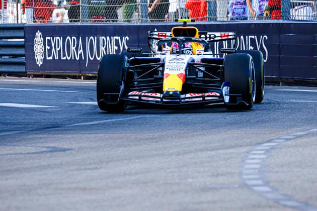 (30) Liam Lawson (NZL) - Visa Cash App Racing Bulls F1 Team - Racing Bulls VCARB03 - Red Bull Ford during the Practice 2 of Formula 1 Grand Prix de Monaco 2026 at Circuit de Monaco in Monte Carlo, Monaco. Round 8 of the 2026 FIA Formula One World Championship, WM, Weltmeisterschaft held June 5-7, 2026. The iconic Circuit de Monaco, the jewel of the Formula 1 calendar, winds through the narrow streets of Monte Carlo in the Principality of Monaco. Formula 1 Grand Prix de Monaco 2026 - Round 8 - Circuit de Monaco F1-2026-R08-MON