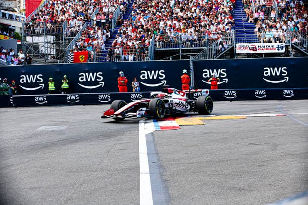 (31) Esteban Ocon (FRA) - TGR Haas F1 Team - Haas VF-26 - Ferrari during the Practice 2 of Formula 1 Grand Prix de Monaco 2026 at Circuit de Monaco in Monte Carlo, Monaco. Round 8 of the 2026 FIA Formula One World Championship, WM, Weltmeisterschaft held June 5-7, 2026. The iconic Circuit de Monaco, the jewel of the Formula 1 calendar, winds through the narrow streets of Monte Carlo in the Principality of Monaco. Formula 1 Grand Prix de Monaco 2026 - Round 8 - Circuit de Monaco F1-2026-R08-MON