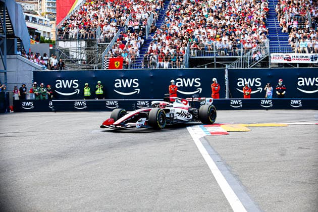 (31) Esteban Ocon (FRA) - TGR Haas F1 Team - Haas VF-26 - Ferrari during the Practice 2 of Formula 1 Grand Prix de Monaco 2026 at Circuit de Monaco in Monte Carlo, Monaco. Round 8 of the 2026 FIA Formula One World Championship, WM, Weltmeisterschaft held June 5-7, 2026. The iconic Circuit de Monaco, the jewel of the Formula 1 calendar, winds through the narrow streets of Monte Carlo in the Principality of Monaco. Formula 1 Grand Prix de Monaco 2026 - Round 8 - Circuit de Monaco F1-2026-R08-MON