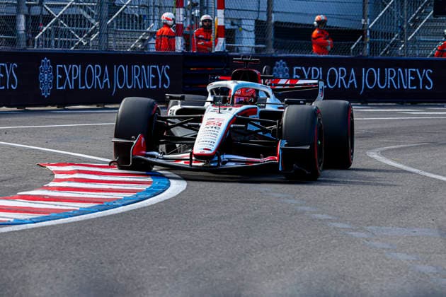 (31) Esteban Ocon (FRA) - TGR Haas F1 Team - Haas VF-26 - Ferrari during the Practice 2 of Formula 1 Grand Prix de Monaco 2026 at Circuit de Monaco in Monte Carlo, Monaco. Round 8 of the 2026 FIA Formula One World Championship, WM, Weltmeisterschaft held June 5-7, 2026. The iconic Circuit de Monaco, the jewel of the Formula 1 calendar, winds through the narrow streets of Monte Carlo in the Principality of Monaco. Formula 1 Grand Prix de Monaco 2026 - Round 8 - Circuit de Monaco F1-2026-R08-MON