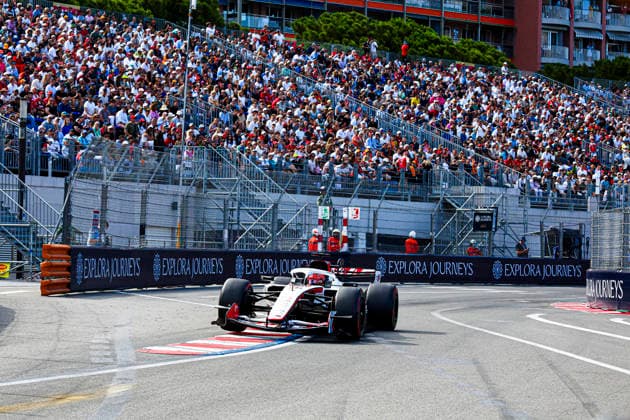 (31) Esteban Ocon (FRA) - TGR Haas F1 Team - Haas VF-26 - Ferrari during the Practice 2 of Formula 1 Grand Prix de Monaco 2026 at Circuit de Monaco in Monte Carlo, Monaco. Round 8 of the 2026 FIA Formula One World Championship, WM, Weltmeisterschaft held June 5-7, 2026. The iconic Circuit de Monaco, the jewel of the Formula 1 calendar, winds through the narrow streets of Monte Carlo in the Principality of Monaco. Formula 1 Grand Prix de Monaco 2026 - Round 8 - Circuit de Monaco F1-2026-R08-MON