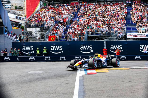 (41) Arvid Lindblad (GBR) - Visa Cash App Racing Bulls F1 Team - Racing Bulls VCARB03 - Red Bull Ford during the Practice 2 of Formula 1 Grand Prix de Monaco 2026 at Circuit de Monaco in Monte Carlo, Monaco. Round 8 of the 2026 FIA Formula One World Championship, WM, Weltmeisterschaft held June 5-7, 2026. The iconic Circuit de Monaco, the jewel of the Formula 1 calendar, winds through the narrow streets of Monte Carlo in the Principality of Monaco. Formula 1 Grand Prix de Monaco 2026 - Round 8 - Circuit de Monaco F1-2026-R08-MON