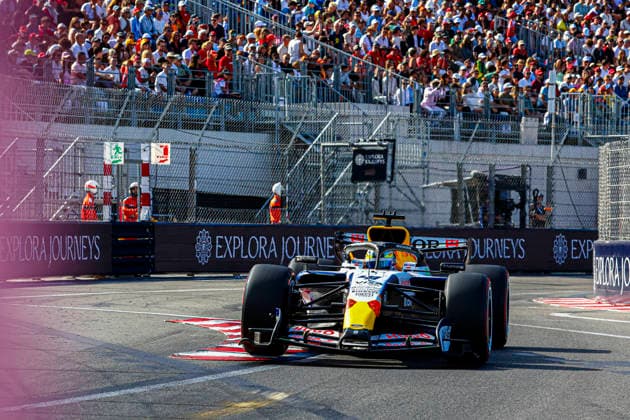 (41) Arvid Lindblad (GBR) - Visa Cash App Racing Bulls F1 Team - Racing Bulls VCARB03 - Red Bull Ford during the Practice 2 of Formula 1 Grand Prix de Monaco 2026 at Circuit de Monaco in Monte Carlo, Monaco. Round 8 of the 2026 FIA Formula One World Championship, WM, Weltmeisterschaft held June 5-7, 2026. The iconic Circuit de Monaco, the jewel of the Formula 1 calendar, winds through the narrow streets of Monte Carlo in the Principality of Monaco. Formula 1 Grand Prix de Monaco 2026 - Round 8 - Circuit de Monaco F1-2026-R08-MON