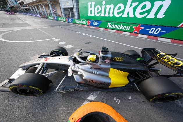 Nico Hulkenberg (Revolut Audi 27) in der Chicane, 2 Freies Training, Grosser Preis von Monaco, Motorsport, Herren, Formel 1, 05.06.2026 Monte Carlo Monaco MCO