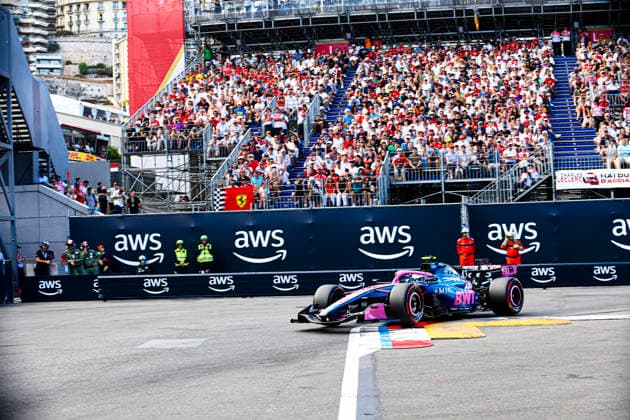 (43) Franco Colapinto (ARG) - BWT Alpine F1 Team - Alpine A526 - Mercedes during the Practice 2 of Formula 1 Grand Prix de Monaco 2026 at Circuit de Monaco in Monte Carlo, Monaco. Round 8 of the 2026 FIA Formula One World Championship, WM, Weltmeisterschaft held June 5-7, 2026. The iconic Circuit de Monaco, the jewel of the Formula 1 calendar, winds through the narrow streets of Monte Carlo in the Principality of Monaco. Formula 1 Grand Prix de Monaco 2026 - Round 8 - Circuit de Monaco F1-2026-R08-MON