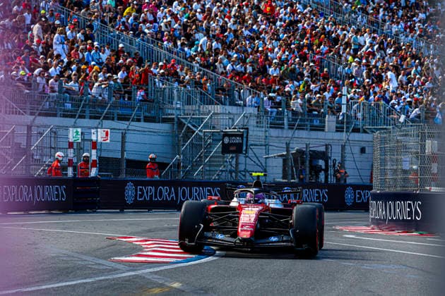 (44) Lewis Hamilton (GBR) - Scuderia Ferrari HP - Ferrari SF-26 - Ferrari during the Practice 2 of Formula 1 Grand Prix de Monaco 2026 at Circuit de Monaco in Monte Carlo, Monaco. Round 8 of the 2026 FIA Formula One World Championship, WM, Weltmeisterschaft held June 5-7, 2026. The iconic Circuit de Monaco, the jewel of the Formula 1 calendar, winds through the narrow streets of Monte Carlo in the Principality of Monaco. Formula 1 Grand Prix de Monaco 2026 - Round 8 - Circuit de Monaco F1-2026-R08-MON