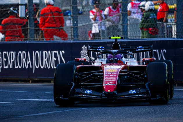 (44) Lewis Hamilton (GBR) - Scuderia Ferrari HP - Ferrari SF-26 - Ferrari during the Practice 2 of Formula 1 Grand Prix de Monaco 2026 at Circuit de Monaco in Monte Carlo, Monaco. Round 8 of the 2026 FIA Formula One World Championship, WM, Weltmeisterschaft held June 5-7, 2026. The iconic Circuit de Monaco, the jewel of the Formula 1 calendar, winds through the narrow streets of Monte Carlo in the Principality of Monaco. Formula 1 Grand Prix de Monaco 2026 - Round 8 - Circuit de Monaco F1-2026-R08-MON