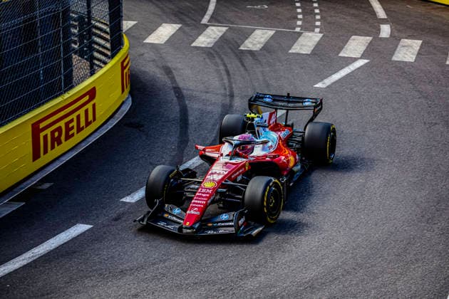 (44) Lewis Hamilton (GBR) - Scuderia Ferrari HP - Ferrari SF-26 - Ferrari during the Practice 2 of Formula 1 Grand Prix de Monaco 2026 at Circuit de Monaco in Monte Carlo, Monaco. Round 8 of the 2026 FIA Formula One World Championship, WM, Weltmeisterschaft held June 5-7, 2026. The iconic Circuit de Monaco, the jewel of the Formula 1 calendar, winds through the narrow streets of Monte Carlo in the Principality of Monaco. Formula 1 Grand Prix de Monaco 2026 - Round 8 - Circuit de Monaco F1-2026-R08-MON