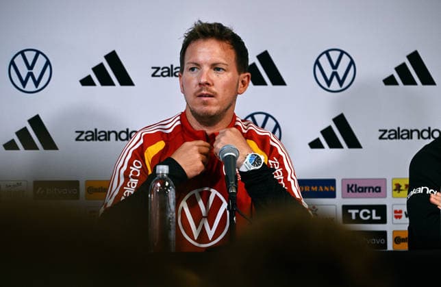 Fussball, Länderspiel, Herren, WM 2026, Training der deutschen Nationalmannschaft im Soldier Field, Chicago, Pressekonferenz: Bundestrainer Julian Nagelsmann (GER).