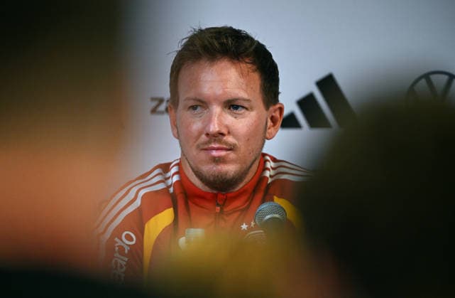 Fussball, Länderspiel, Herren, WM 2026, Training der deutschen Nationalmannschaft im Soldier Field, Chicago, Pressekonferenz: Bundestrainer Julian Nagelsmann (GER).
