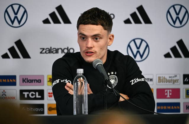 Fussball, Länderspiel, Herren, WM 2026, Training der deutschen Nationalmannschaft im Soldier Field, Chicago, Pressekonferenz: Florian Wirtz (GER).