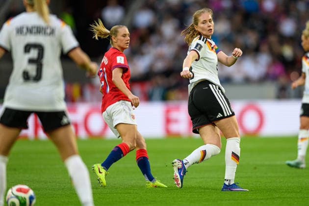 260605 Sjoeke Nüsken of Germany during the FIFA Women s World Cup Qualifier football match between Germany and Norway on June 5, 2026 in Köln. Photo: Marius Simensen BILDBYRAN COP 238 MM0069 bbeng fotball soccer football fotboll FIFA World Cup, WM, Weltmeisterschaft, Fussball qualifiers vm-kvalifisering kvinner vm kvalik landskamp dam norge norway germany tyskland Copyright: MARIUSxSIMENSEN BB260605BB822