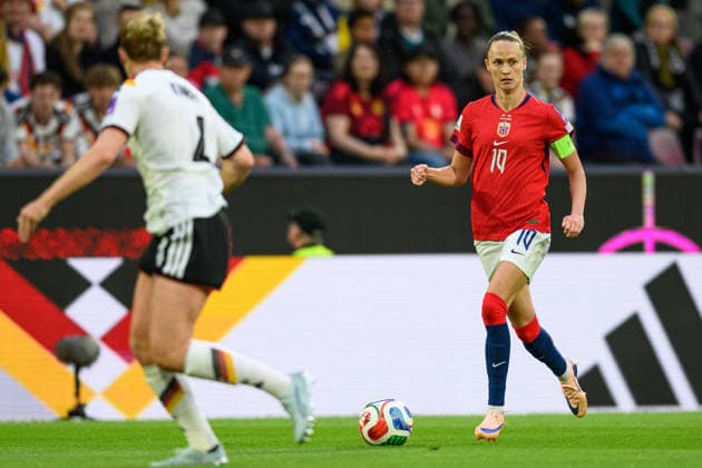 260605 Caroline Graham Hansen of Norway during the FIFA Women s World Cup Qualifier football match between Germany and Norway on June 5, 2026 in Köln. Photo: Marius Simensen BILDBYRAN COP 238 MM0069 bbeng fotball soccer football fotboll FIFA World Cup, WM, Weltmeisterschaft, Fussball qualifiers vm-kvalifisering kvinner vm kvalik landskamp dam norge norway germany tyskland Copyright: MARIUSxSIMENSEN BB260605BB851