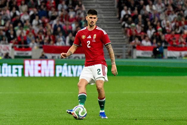 IPA85363335 - Attila Osvath (Hungary) during the UEFA friendly match between Hungary vs Finland, 5th June 2026 at the Puskas Arena, Budapest, Hungary  Copyright: xVincenzoxOrlando IPAxSportx xx 85363335