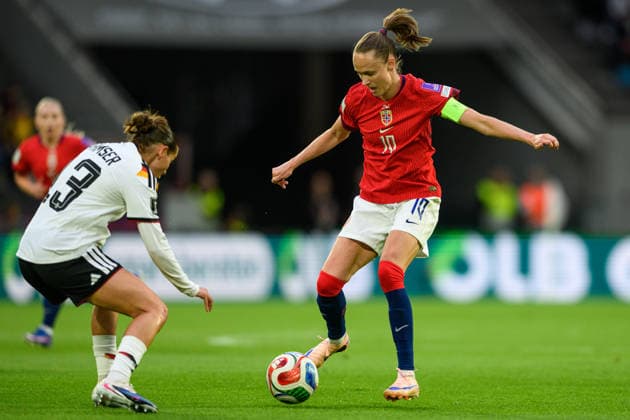 260605 Caroline Graham Hansen of Norway during the FIFA Women s World Cup Qualifier football match between Germany and Norway on June 5, 2026 in Köln. Photo: Marius Simensen BILDBYRAN COP 238 MM0069 bbeng fotball soccer football fotboll FIFA World Cup, WM, Weltmeisterschaft, Fussball qualifiers vm-kvalifisering kvinner vm kvalik landskamp dam norge norway germany tyskland Copyright: MARIUSxSIMENSEN BB260605BB857