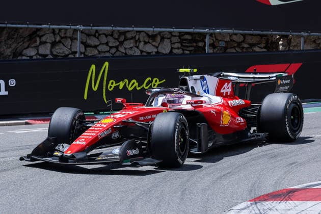 F1 Grand Prix of Monaco 2026 Circuit de Monaco - Free Practice 1 - Monaco - 05 06 2026 Lewis Hamilton of United Kingdom and Scuderia Ferrari HP SF-26 (44) seen during F1 Grand Prix of Monaco 2026 - Free Practice 1 at Circuit de Monaco in Monte-Carlo, Monaco Copyright: xBEAUTIFULxSPORTS Carabellix