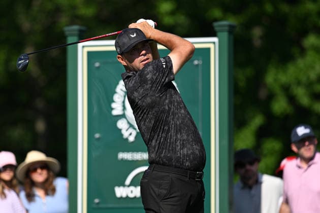 June 5, 2026: Gary Woodland (USA) tees off of the 1st tee during the second round of the Memorial Tournament in Dublin, Ohio. Cal Media PGA, Golf Herren 2026: The Memorial Tournament Second Round JUN 5  - ZUMAc04_ 20260605_zma_c04_001 Copyright: xBrentxClarkx