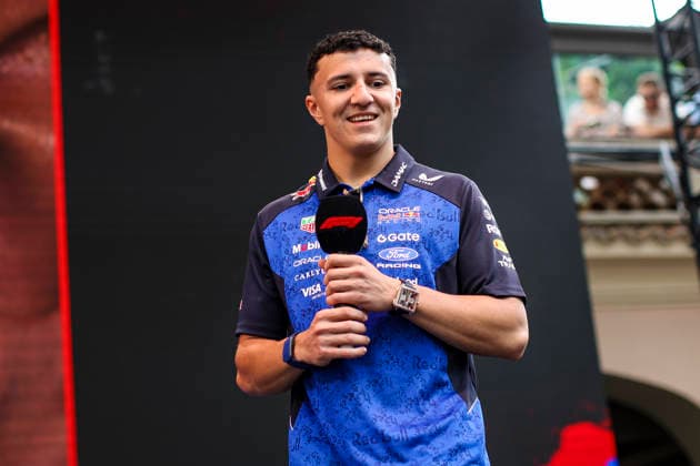 F1 - MONACO GRAND PRIX 2026 HADJAR Isack (fra), Red Bull Racing Ford RB22, portrait during the Formula 1 Grand Prix de Canada 2026, 6th round of the 2026 Formula One World Championship, WM, Weltmeisterschaft from June 5 to 7, 2026 on the Circuit de Monaco, in Monte-Carlo, Monaco - Monte-CarloMonaco  Copyright: xXavixBonillax