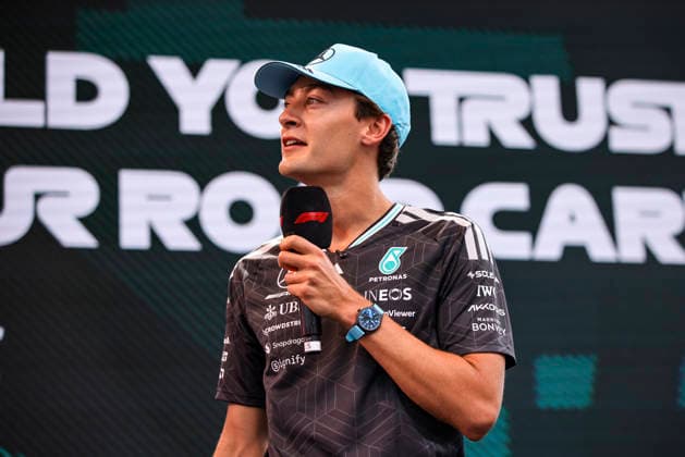 F1 - MONACO GRAND PRIX 2026 RUSSELL George (gbr), Mercedes AMG F1 Team W17, portrait during the Formula 1 Grand Prix de Canada 2026, 6th round of the 2026 Formula One World Championship, WM, Weltmeisterschaft from June 5 to 7, 2026 on the Circuit de Monaco, in Monte-Carlo, Monaco - Monte-CarloMonaco  Copyright: xXavixBonillax