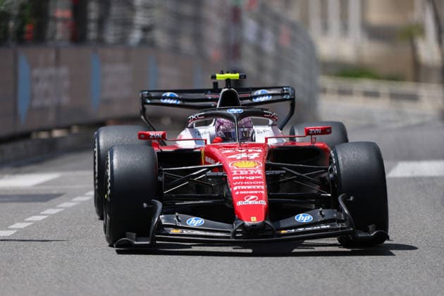 F1 Grand Prix of Monaco - Practice Lewis Hamilton of Scuderia Ferrari HP participates in Formula 1 Free Practice 1 (FP1) ahead of the Monaco Grand Prix at the Circuit de Monaco in Monte Carlo, Monaco, on June 5, 2026. Monaco Monaco  Copyright: xVietxTranx originalFilename:tran-notitle260604_np2eh.jpg