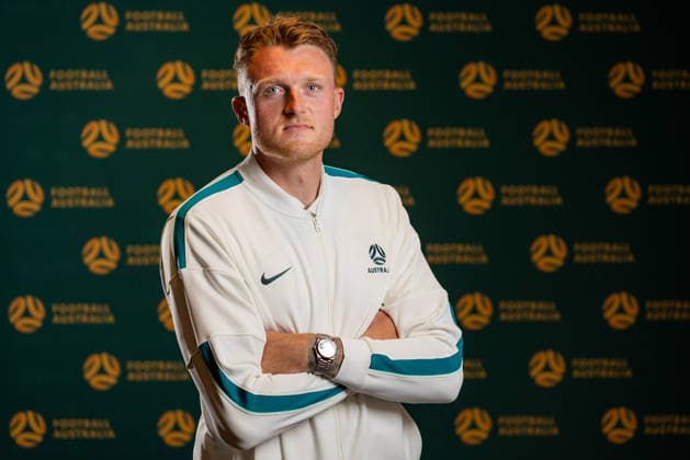 SOCCER AUSTRALIA TRAINING, Soccerros player Harry Souttar at the Claremont Resort in Berkeley, California, United States, Thursday, June 4, 2026. ( NO ARCHIVING Alameda California United States  Copyright: xJasonxHenryx 20260606128617618765