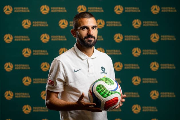 SOCCER AUSTRALIA TRAINING, Soccerros player Aziz Behich at the Claremont Resort in Berkeley, California, United States, Thursday, June 4, 2026. ( NO ARCHIVING Alameda California United States  Copyright: xJasonxHenryx 20260606194913148228