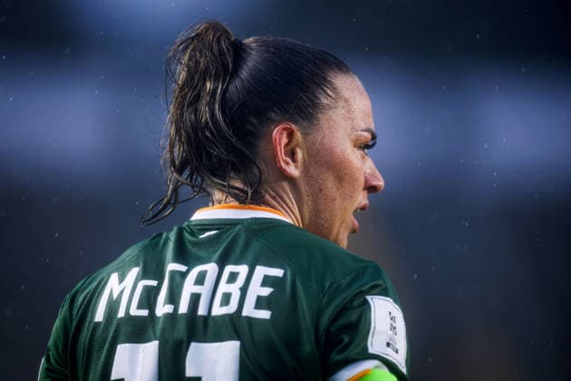 2027 FIFA Women s World Cup Qualifier, SuperValu Pairc Ui Chaoimh, Cork 5 6 2026 Republic of Ireland WNT vs The Netherlands Ireland s Katie McCabe Katie McCabe 5 6 2026  Copyright: x INPHO TomxMaherx RDR_1602