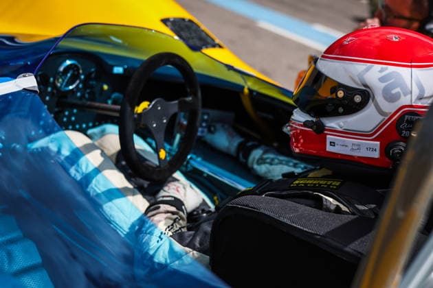 AUTO - LE MANS CLASSIC SERIES 2026 - GRAND PRIX DE L™AGE D™OR 2026 BANKS Andrew (gbr), McLaren M6B 1968, Proto 1 +2L, Classic Endurance Racing 1, portrait BANKS Max (gbr), McLaren M6B 1968, Proto 1 +2L, Classic Endurance Racing 1, portrait during the 2026 Grand Prix de l™age d™Or, 3rd round of the Le Mans Classic Series 2026, from June 04 to 07 in Circuit de Dijon Prenois, in Prenois, France - DijonFrance Copyright: xDamienxDoumerguex