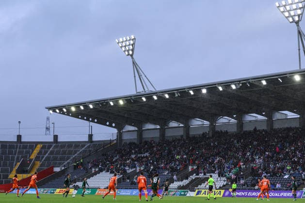 2027 FIFA Women s World Cup Qualifier, SuperValu Pairc Ui Chaoimh, Cork 5 6 2026 Republic of Ireland WNT vs The Netherlands A general view of action during the game A general view of action during the game 5 6 2026  Copyright: x INPHO BenxBradyx BB2_1809