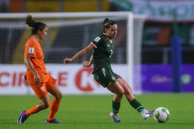 2027 FIFA Women s World Cup Qualifier, SuperValu Pairc Ui Chaoimh, Cork 5 6 2026 Republic of Ireland WNT vs The Netherlands Ireland s Chloe Mustaki Chloe Mustaki 5 6 2026  Copyright: x INPHO BenxBradyx BB3_3264