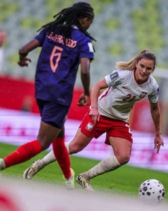 05.06.2026 GDANSK, POLSAT PLUS ARENA PILKA NOZNA KOBIET ( WOMEN S FOOTBALL ) ELIMINACJE MISTRZOSTWA SWIATA KOBIET BRAZYLIA FIFA World Cup, WM, Weltmeisterschaft, Fussball 2027 ( FIFA WOMEN S WORLD CUP QUALIFICATION 2027 ) MECZ POLSKA - FRANCJA ( GAME POLAND - FRANCE ) NZ PAULINA TOMASIAK FOTO LUKASZ GROCHALA CYFRASPORT NEWSPIX.PL --- newspix.pl 